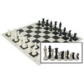 Roll-up Travel Chess Set in Carry Tube w/ Shoulder Strap